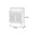 Grille Door Shoe Storage Cabinet-2007474411