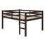 Lit mezzanine en bois avec échelle-1158495977