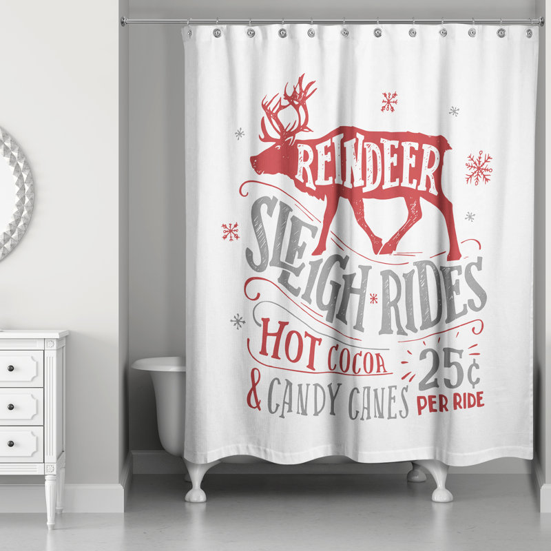 Rideau de douche simple renne Charla