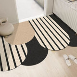 Lywanda Non-Slip Striped Indoor / Outdoor Doormat