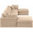 Islaen Velvet U-Shaped Sectional Reversible-87141470