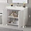 36" Bathroom Vanity Storage Cabinet With Ceramic Sink-1763595227