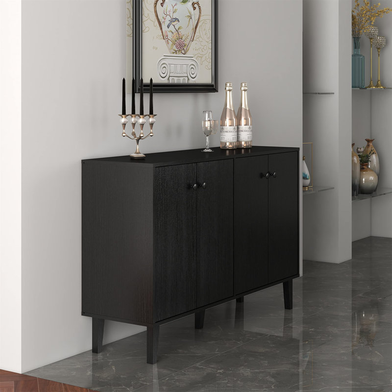 127cm Sideboard, Black