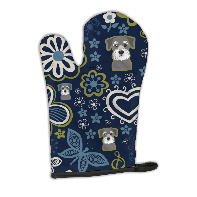 Caroline's Treasures Floral Oven Mitt