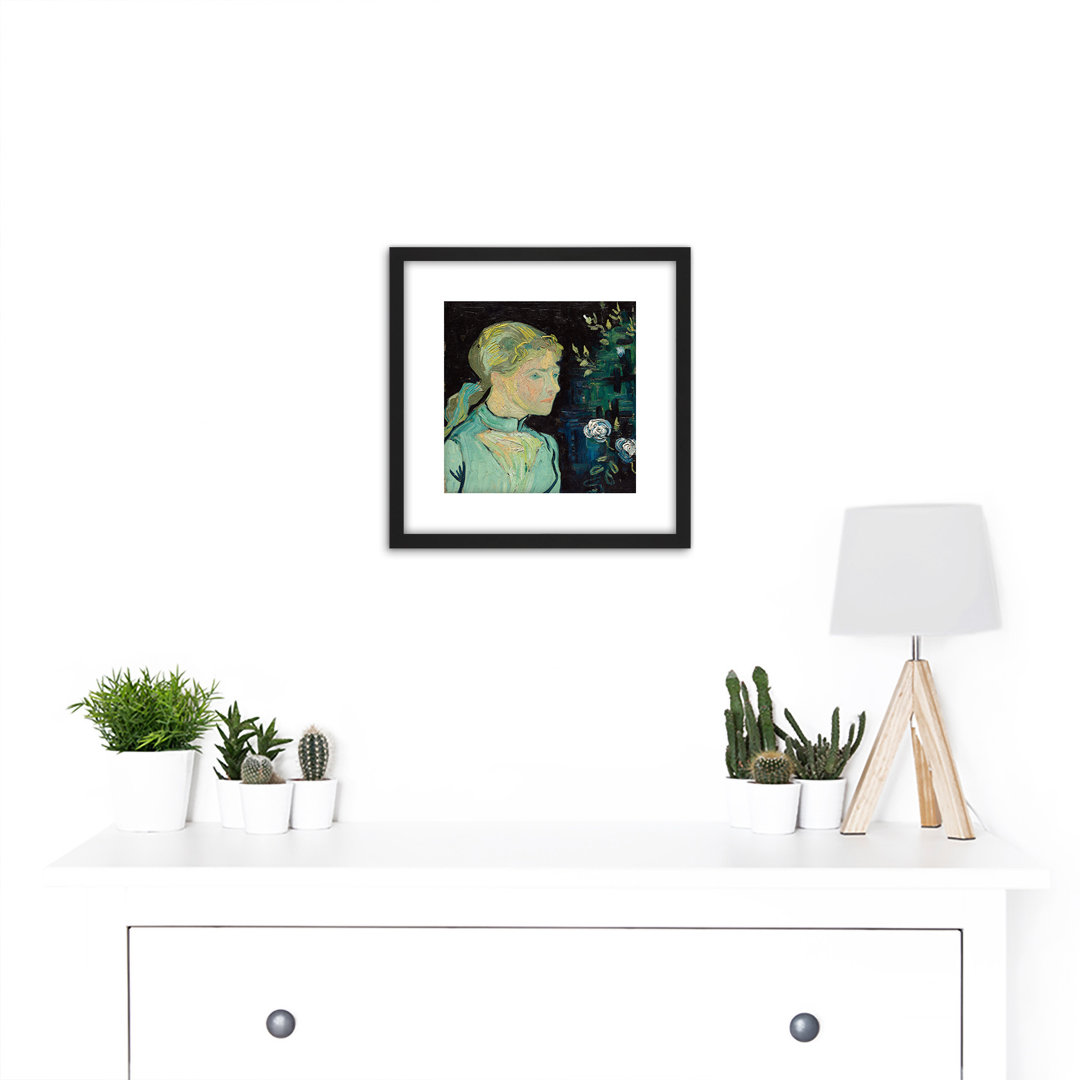 Van Gogh Adeline Ravoux Portrait by Vincent Van Gogh - Single Picture Frame Painting