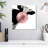 Bubble Gum Cow Canvas Print-92519170