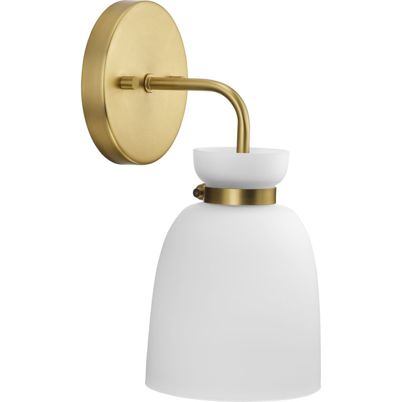 Éclairage pour meuble-lavabo à intensité variable Lexie, 1, Or brossé