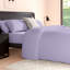 Cotton Blend Plain Dyed Duvet Cover Set with Pillowcases | Premium Polycotton Bedding for Comfort & Style-36036441-36036457