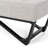 Contemporary Upholstered In Grey, Button Waffle Stitch, Frame, 46.48" X 17.78" 16.66 Grey Bench With Fashionable Design, Upholstered, , 46.48"W 17.78"D 16.66"H