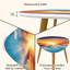 Ensemble de 2 tables basses gigognes Triangle