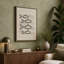Four Fish Study Japandi - Wrapped Canvas-980701329-980701342