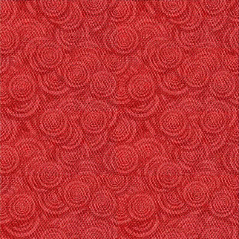 Tapis de zone rouge à motifs, Carré 4 pi