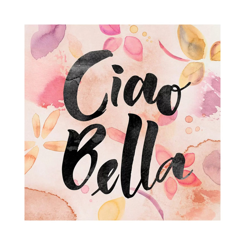 Ciao Bella - Wrapped Canvas Painting, 30.48 cm H x 30.48 cm W