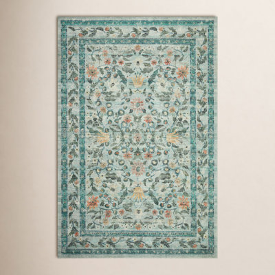 Rifle Paper Co. x Loloi Courtyard Sage Area Rug feat. CloudPile