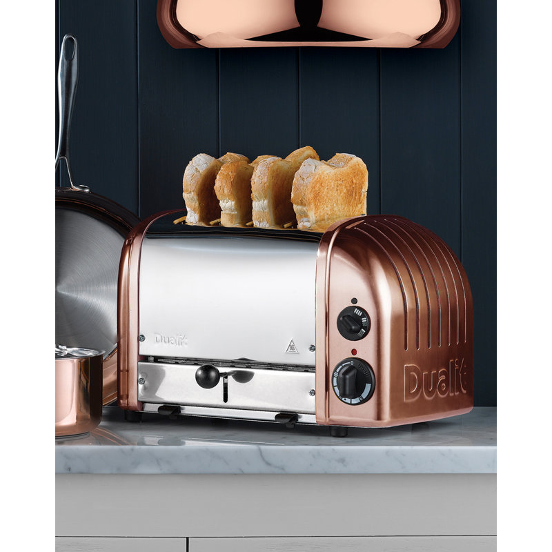 Dualit Classic 4 Slot Vario Toaster, Copper