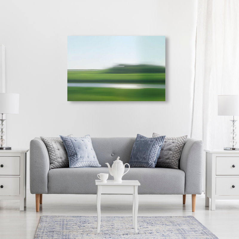 Velocity Meadow II Print by Oliver Gal, 10"H x 15"W, Gallery Wrapped