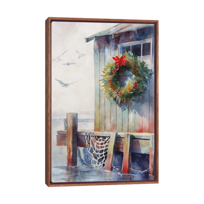 «Christmas» par The Shore - reproduction d'art murale - toile encadrée