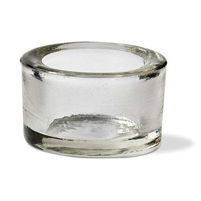 Chunky Tealight Holder Clear