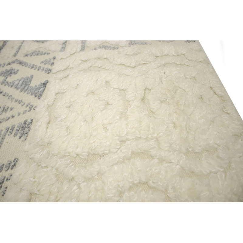 Tapis géométrique noué à la main Swannanoa