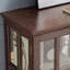 Vitrine d'exposition 32 "à DEL H 32" avec tablettes réglables en verre trempé, vitrine lumineuse en verre à 2 niveaux avec portes en treillis, vaisselier avec lumières contrôlées par téléphone intelligent pour la décoration et la collection-114643630