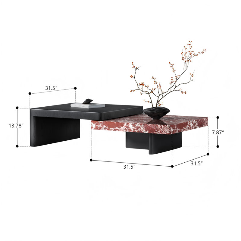 Table basse à rallonge Italian Minimalist