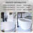 63" Solid Surface Freestanding Soaking Bathtub in Matte White