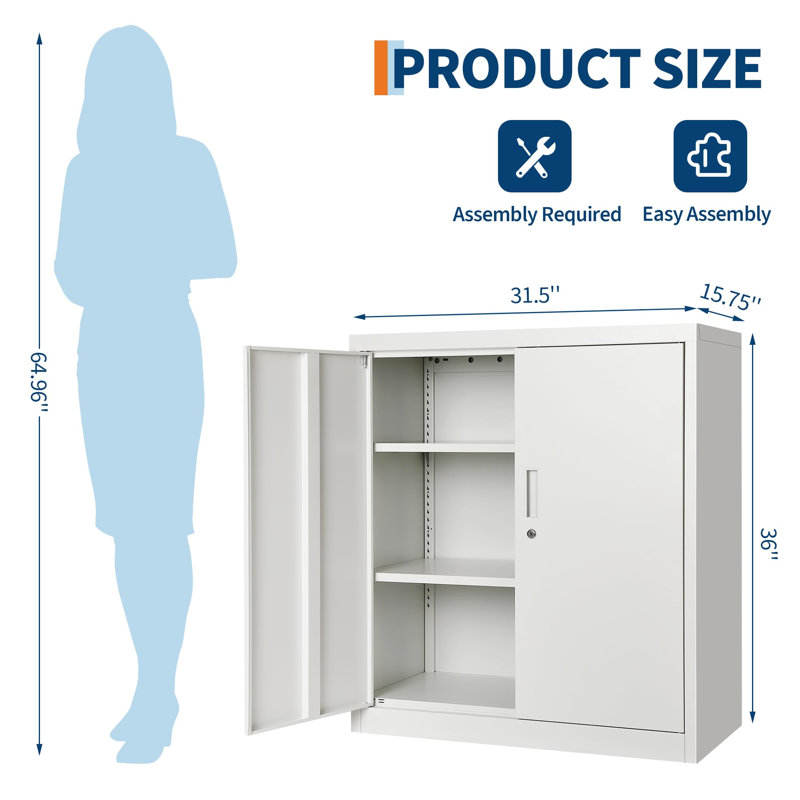 File Cabinet, White