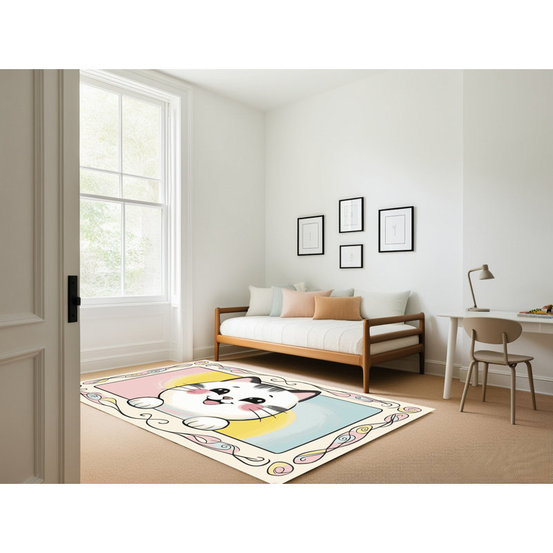 Tapis pour enfants East Urban Home, Rectangulaire 2 pi x 3 pi