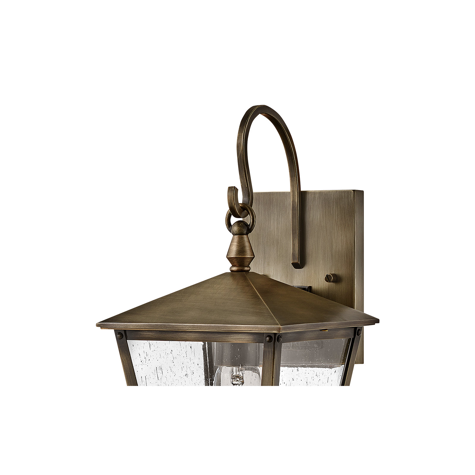 Huntersfield 1 - Bulb 13.75" H Outdoor Wall Lantern, Burnished Bronze