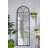 Arched Floor Mirror With Windowpane Design, Ideal For Elevating Any Space And Adding A Touch Of Sophistication To Your Home Decor