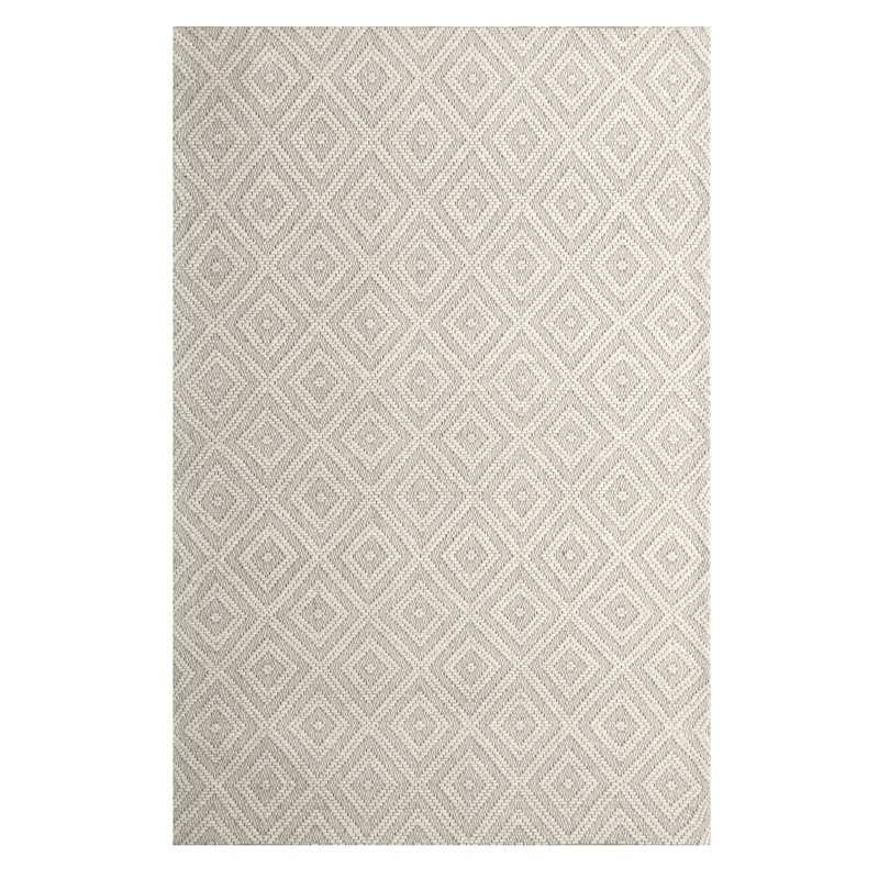 Tapis rectangulaire en laine touffeté à la main Kapree, Rectangle 2 pi x 3 pi