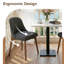 Chaise de salle à manger rembourrée avec pieds en bois 33 po H-2115231741-2115231738-2115231736