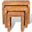 Solid Wood Sled Nesting Tables