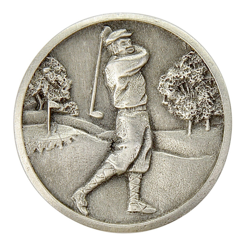 Poignée ronde Great Diamonds 1,125 po, Étain antique