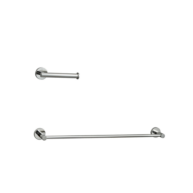 Alma 2 - Piece Bathroom Hardware Set, Chrome