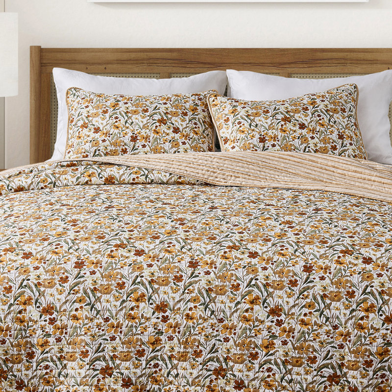 Ensemble de courtepointe Floral Meadow, Double / grand