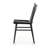 Tolan Solid Wood Windsor Back Side Chair in Black