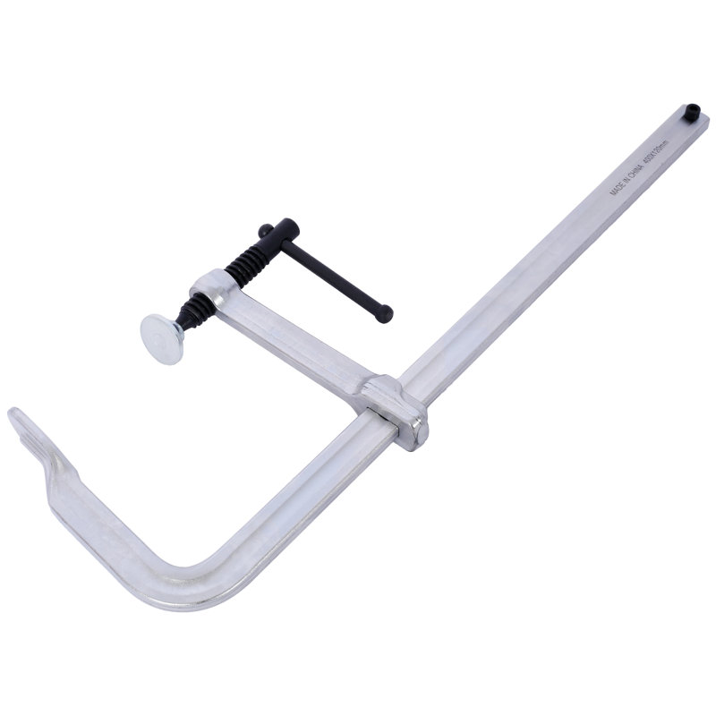 Bar Clamps Set, 21.3x9.1x2.8 inches, Steel, 4 Pieces, Clamp Set, Silver, 1400 lbs Force