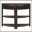 Console demi-lune avec tiroir et 2 tablettes-272522663