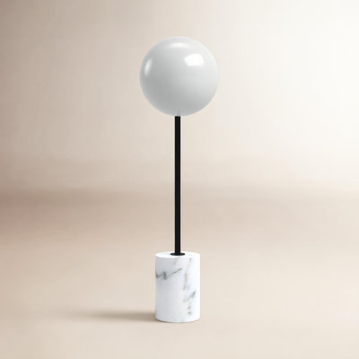 Yearby Genuine Marble Table Lamp