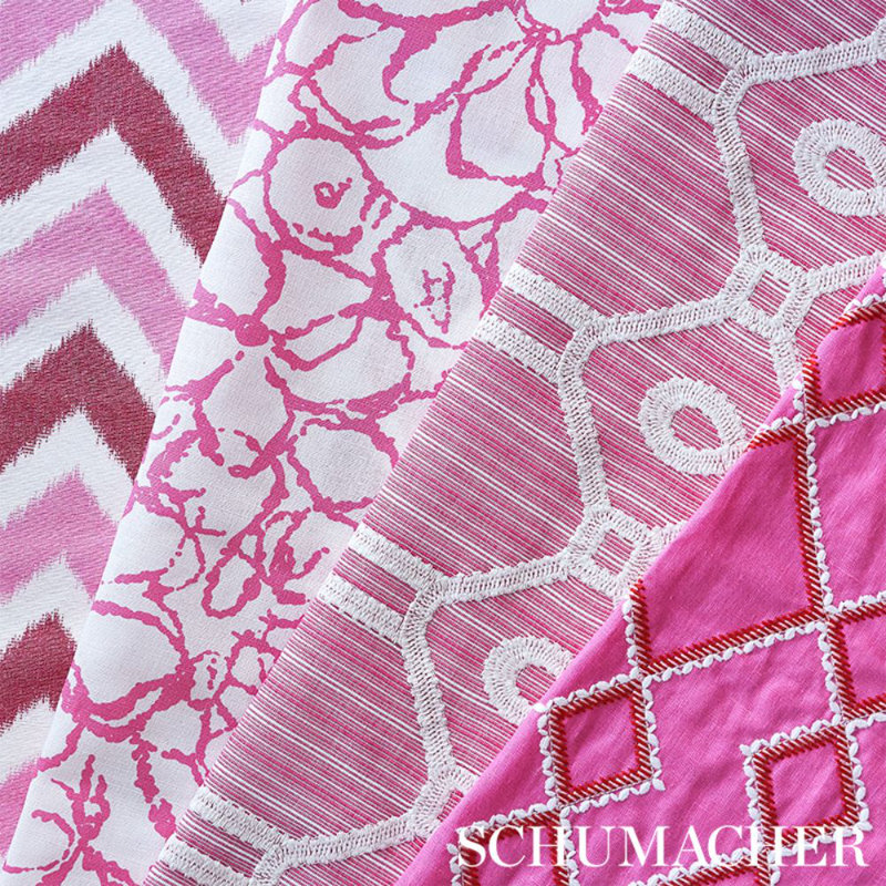 Vedado Ikat Fabric, Pink