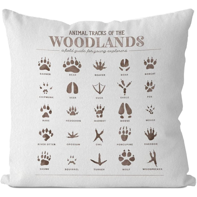 Housses de coussin Animal Tracks