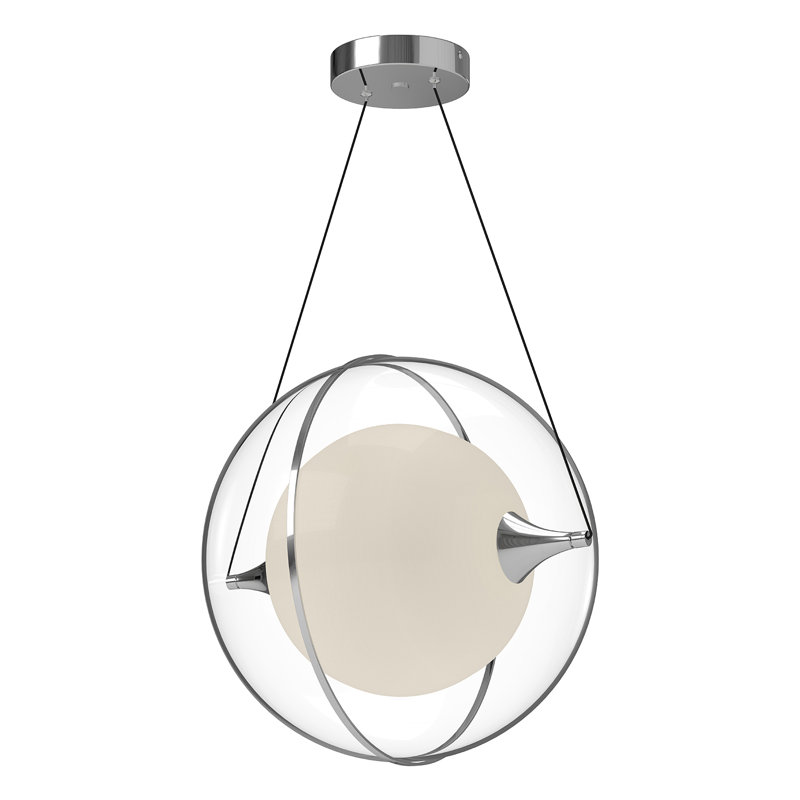 Aries 1 - Light LED Chandelier, Chrome