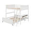Full Over Full Bunk Bed With Desk