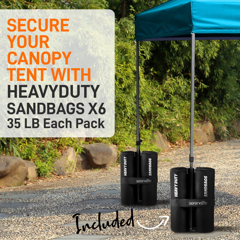 Sky Blue 10x20 Pop-Up Canopy Tent with Adjustable Height