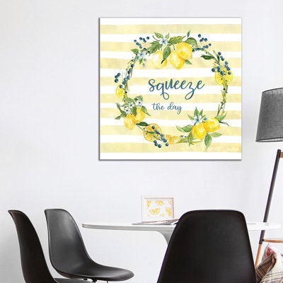 Squeeze The Day by Carol Robinson - Print on Canvas