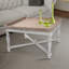 Table basse carrée en bois