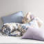 Édredon bleu aquarelle pour lit très grand, matelas de 16 po, microfibre douce, draps lavables à la machine