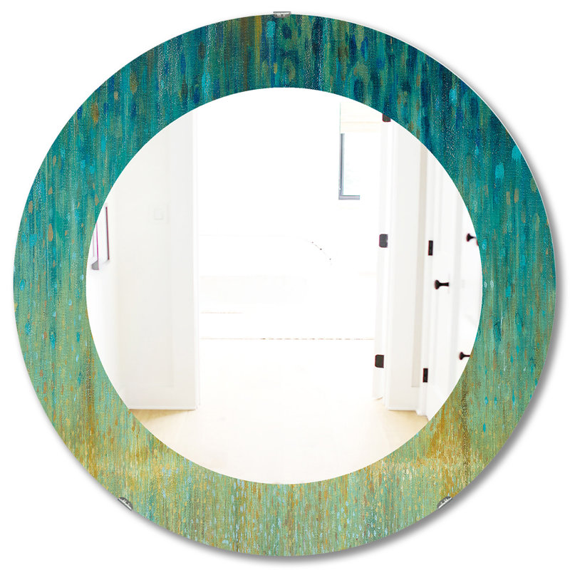 Miroir mural Rain, Rond H 31,5 po x l 31,5 po