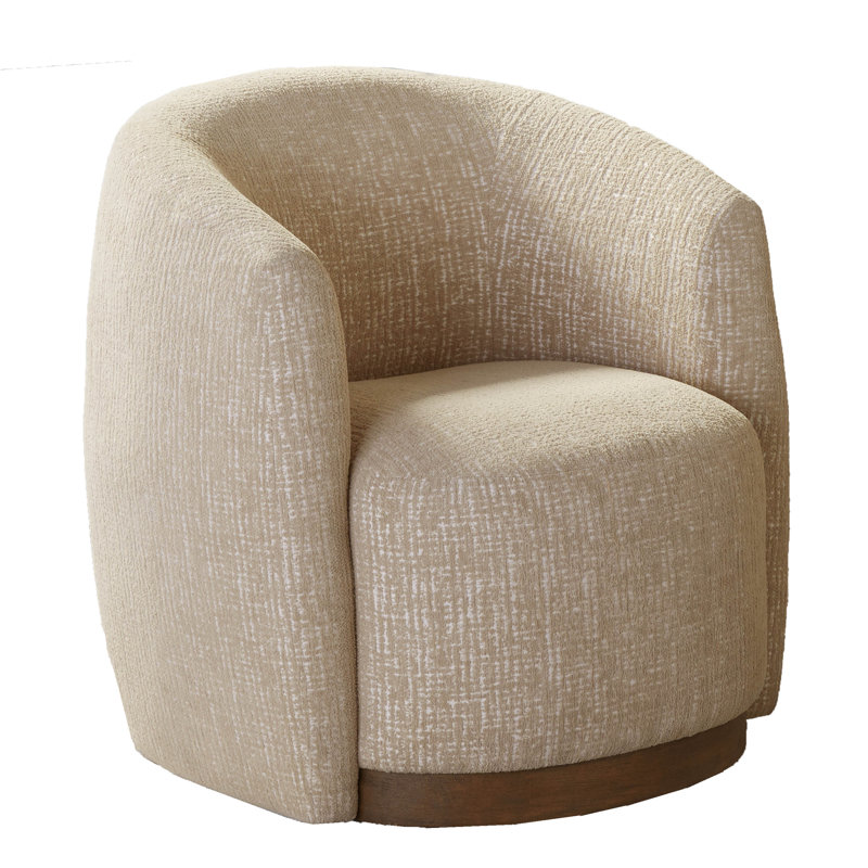 Swivel Accent Chair, Sand Dollar